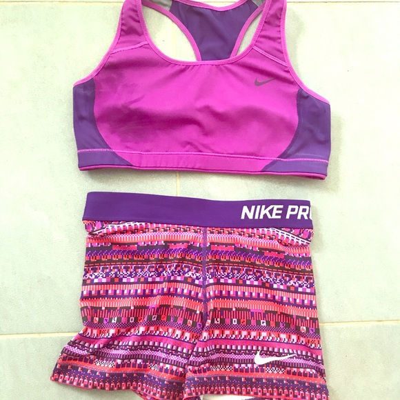 Cute Womens Nike Pro Outfit Nike Shorts 